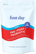 FIRST DAY Teens’ Gut Sustainer Tribiotic Gummies – 3-in-1 Prebiotic, Probiotic & Postbiotic Supplement – Supports Digestive, Skin, Oral & Immune Health, Nutrient Absorption & Growth – 30-Day Supply