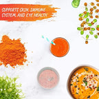 AKI Beta Carotene 10% Powder (1.5oz/42.52g) Highly Concentrated flavouring Fount of Vitamin A, May Helps to Support Body Functions, Skin, Immune System and Eye - GMO Free & Vegan Friendly