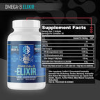 Gorilla Mind Omega-3 Elixir™ | 2210mg Fish Oil Re-Esterified Triglyceride Form | EPA, DHA + 2 Fatty Acids | Astaxanthin Infusion for Bolstered Integrity | 3rd Party & Rancidity Tested | 60 Softgels