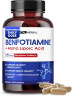 Vital Herbal Liposomal Benfotiamine with Alpha Lipoic Acid - Maximum Potency- Support Healthy Metabolism