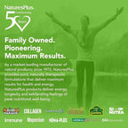 NaturesPlus GI Natural Total Digestive Wellness - 90 Bi-Layered Tablets - with L-Glutamine, Probiotics, Prebiotics & Enzymes - Gluten Free - 30 Servings