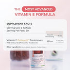 WELLNESS EXTRACT Eannatto Tocotrienols Vitamin E Supplements Tocopherol Free, Non-GMO, Gluten Free & Antioxidant (125MG 30 Softgels)