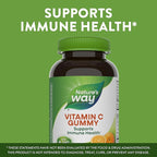 Nature's Way Vitamin C Gummies, Support Immune Health*, Antioxidant, 250 mg per 2-Gummy Serving, Gummy Vitamins, Orange Flavored, 120 Gummies (Set of 2)