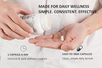 Vitamin D3 + K2 Complex with Zinc, Magnesium & Selenium | Immune, Heart, Bone, Energy & Stress Support | Relaxation & Sleep Aid | 5000 IU D3 + MK-7