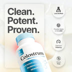 Colostrum Capsules | Grass-Fed Bovine Colostrum with Akkermansia Probiotic 1B AFU | Microbiome & Gut Support | High IgG Advanced Formula | 120 Capsules