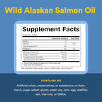 Omega Factors by Natural Factors, Wild Alaskan Salmon Oil, Supports Heart and Brain Health with Omega-3 DHA and EPA, 90 Softgels