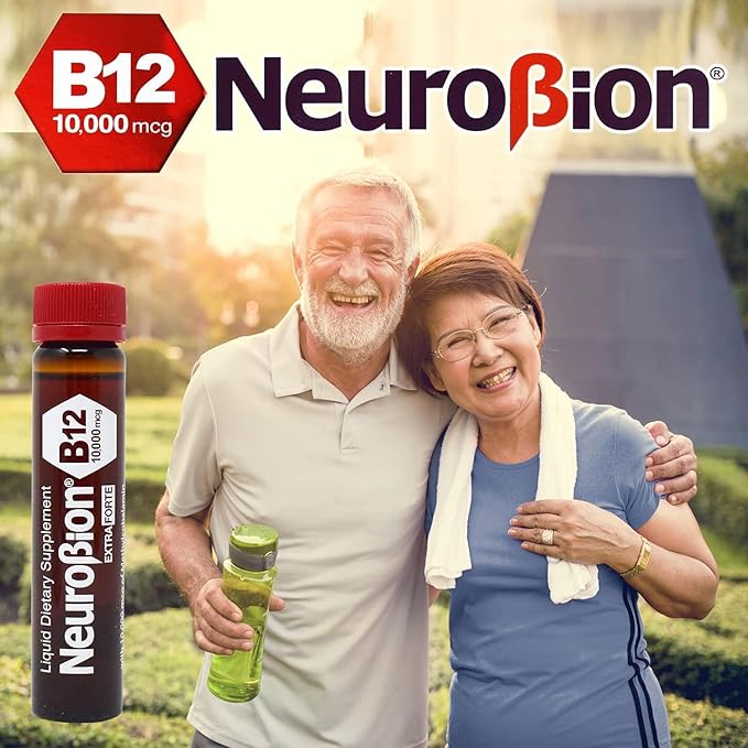Neurobion Pack B12 Forte 2 Box 10 Vials x 10 ml + Homestuff Pill Pouches Clear Resealable