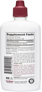 NutriBiotic – GSE, 4 Oz Liquid | The Original Grapefruit Seed Extract Premium Concentrate with Bioflavonoids | Vegan, Gluten Free, Non-GMO