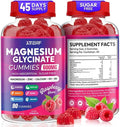 Magnesium Glycinate Gummies 600mg, Sugar Free Magnesium Gummy for Women, Men & Kids, High Absorption Magnesium Supplement for Muscle, Brain Support and Relaxation, Vegan, Non-GMO, 90 Count