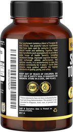 Shilajit and Tongkat Ali for Men and Women – Pure Shilajit Capsules w/High Potency Fulvic Acid & Trace Minerals – Shilajit for Men with Natural Testosterone Support for Energy & Muscle Growth