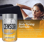 NDS Nutrition Censor - Fat Loss and Body Toner with CLA, Fish Oil, Safflower and Omega 3-6-9 Blend - Dietary Supplement for Improved Energy and Health (90 Softgels)