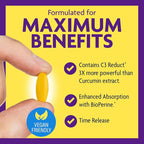 InnovixLabs Turmeric Curcumin with Black Pepper Extract - High Absorption Turmeric and Curcumin Supplements with BioPerine, C3 Reduct & Curcumin C3 Complex - 100 Time Release Tablets