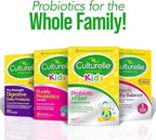 Culturelle Kids Probiotic + Fiber Packets (Ages 3+) - 60 Count - Digestive Health & Immune Support - Helps Restore Regularity