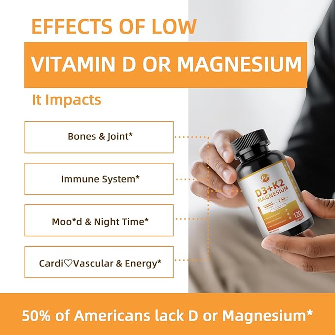 M inch Vitamin D3 K2 Capsules & Beet Root Gummies for Bone, Immune, Blood* Pressure Support & Nitric Oxide Booster