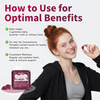 Beet Root Gummies,Super Nitric Oxide Beets Supplement,Grape Seed&Black Pepper Extract,Vitamin C & B12,Supports Blood Pressure&Energy,Mixed Berry,20:1 Beetroot,180 Beet Chews