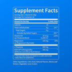 Nello Supercalm Powdered Drink Mix, Cortisol Reducer*, Sleep Aid Supplement, L Theanine, Ksm-66 Ashwagandha, Magnesium Glycinate, Vitamin D 3, No Sugar, Non GMO, 20 Ct, BlackBerry Lemonade