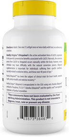 Healthy Origins Ubiquinol 100 mg (Kaneka QH, Non-GMO, Gluten Free, Heart Support, Energy Support), 60 Softgels