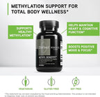 DAVINCI Labs Methyl Benefits - Dietary Supplement to Support Healthy Methylation, Detoxification and Energy Production* - with Vitamin B6, B12, Folate, and More - Gluten-Free - 60 Vegetarian Capsules