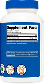Nutricost Zinc Picolinate 30mg, 240 Capsules - Gluten Free and Non-GMO