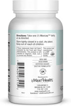 Maxi Health Vitamin B Complex – High Potency B Complex Vitamins B-50 with B1, B2, B3, B6, B12, Biotin & Folate – Support Cellular Energy & Mental Clarity – Kosher – 100 Capsules