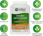 Vision Defender AMD AREDS2 Eye Vitamins – Exact AREDS 2 Formula with Lutein & Zeaxanthin, Vitamins C & E, Zinc 25 mg & Copper – Once Daily Vegan Eye Health Supplement, 90 Tablets