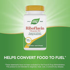 Nature's Way Riboflavin Vitamin B2, Supports Cellular Energy Production*, High Potency Riboflavin, 100 mg per Serving, 100 Capsules (Packaging May Vary)