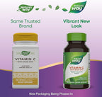 Nature's Way Vitamin C with Rose HIPS, Powerful Antioxidant & Immune Function Support from Vitamin C*,Promotes Collagen for Healthy Skin*, 100 Capsules (Packaging May Vary) - 2 Pack