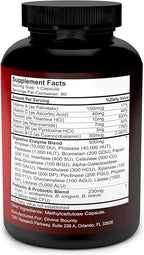 Divine Bounty Digestive Enzymes with Probiotics & Prebiotics with Lipase, Amylase, Bromelain - Support a Healthy Digestive Tract for Men and Women – 90 Vegetarian Capsules