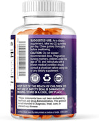 Omega 3 6 9 Gummies - Vegan Omega 3 Supplement Gummy - Essential Fatty Acids Oil 369 Complex Heart Support & Brain Support for Women, Men & Pregnancy, Fish Free Non-GMO, Orange Flavored - 120 Gummies