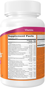NOW Foods Supplements, Daily Vits™, One Tablet Daily with Lutein & Lycopene, 100 Tablets