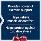 Life Extension Tart Cherry with CherryPURE®, anthocyanins, oxidative Stress, Muscle Recovery, Exercise Support, Muscle Comfort, Vegetarian, Gluten-Free, Non-GMO, 60 Capsules