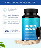 Nootrix Brain Boost Nootropic Supplement | Supports Memory, Mental Focus, Cognitive Health & Energy | Promotes Healthy Mood & Brain Function | Ginkgo Biloba & DMAE | 60 Capsules