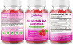 Vitamin B2 Gummies 400mg – Riboflavin Supplement with Magnesium for Kids & Adults | Supports Nervous System & Energy Production | Sugar Free, Vegan, Non-GMO, Raspberry Flavor - 60 Count