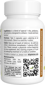 BIOptimizers Cognibiotics Probiotic Brain Supplement - Helps Support Mood, Better Focus, Memory, Mental Clarity - 30 Capsules