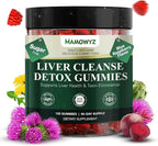Liver Cleanse Detox & Repair - Sugar Free & Vegan Gummies, Milk Thistle Liver Detox Supplement, Supports Liver Detox, Ginger Root, Choline & Dandelion Root, Silymarin Infused, 120 Gummies