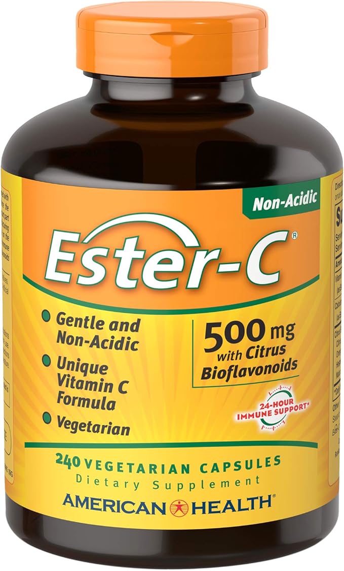 Ester-Vitamin C with Citrus Bioflavonoids 500 Milligrams 240 Veg Capsules