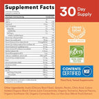 SmartyPants Kids Multivitamin Gummies and Fiber Supplement: Vitamin D3, C, Vitamin B12, B6, A, Zinc, Biotin, Inositol, Fiber Gummies, Three Fruit Flavors, 120 Count (30 Day Supply)