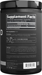 Kaged Muscle, L-Glutamine Powder 500 Gram, Vegan, Support Muscle Recovery, Post Workout, Glutamine, Banned-Substance Free, Unflavored, 100 Servings