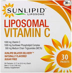 SunLipid Liposomal Vitamin C with MCT Oil, 30 Packets, 0.17 fl oz (5 ml) Each