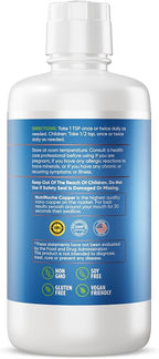 NutriNoche Liquid Colloidal Copper Supplement | 99.99% Ultra Pure Crystalline Nano Copper Particles | 30 ppm