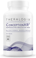 Theralogix ConceptionXR Reproductive Health For Men, Men's Preconception Vitamins for Fertility Support, Male Fertility Supplements for Sperm Health, NSF Certified - 180 Tabs (90-Day Supply), Unflavor