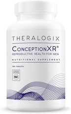 Theralogix ConceptionXR Reproductive Health For Men, Men's Preconception Vitamins for Fertility Support, Male Fertility Supplements for Sperm Health, NSF Certified - 180 Tabs (90-Day Supply), Unflavor