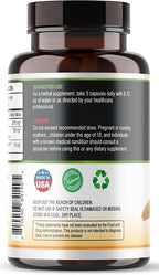 Viva Doria Turmeric Curcumin with Black Pepper Extract 2250mg, 95% Standardized Curcuminoids - Black Pepper for Max Absorption, 120 Vegetable Capsules