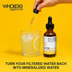 LyteLine Trace Mineral Drops 100ml x 200 Servings - Max-Absorption Ionic Natural Sodium Free Trace Minerals Concentrate to Balance the Body's pH - Non-GMO, Vegan, Kosher, and Keto Friendly