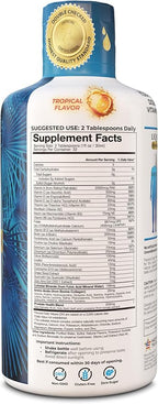 Premium Liquid Multivitamin for Men | Sugar Free Men’s Multi-Vitamin | 100+ Vitamins, Minerals & Amino Acids to Support Muscle, Heart, Brain Health & Energy | 98% Absorption Rate | Non-GMO | 32 Serv