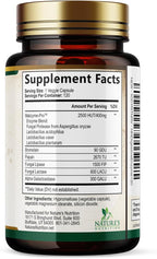 Digestive Enzymes - Super Digestive Multi Enzyme Complex for Bloating & Gut Health Support with Bromelain, Papain, Probiotics & Prebiotics - Digestion Health Support for Women & Men - 120 Capsules