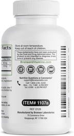 Bronson Tart Cherry Extract + Celery Seed Capsules - Powerful Uric Acid Cleanse, Joint Mobility Support & Muscle Recovery Supplement - Non-GMO Formula - 60 Vegetarian Capsules