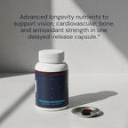 Blueprint Bryan Johnson Advanced Antioxidant Supplement – Lutein, Zeaxanthin, Lycopene, Vitamin K1, K2 – Vegan Capsules for Vision, Bone & Heart Support – Updated Formula of Essential Softgels