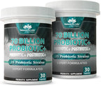 NaturaLife Labs Probiotics 70 Billion CFU – 15 Strains with Organic Prebiotic & Postbiotic – 3-in-1 Formula – 30 Vegan Capsules (2 Pack)