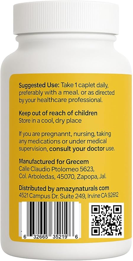 Curcuyin Turmeric Curcumin Supplement, 850mg, 30 Caplets